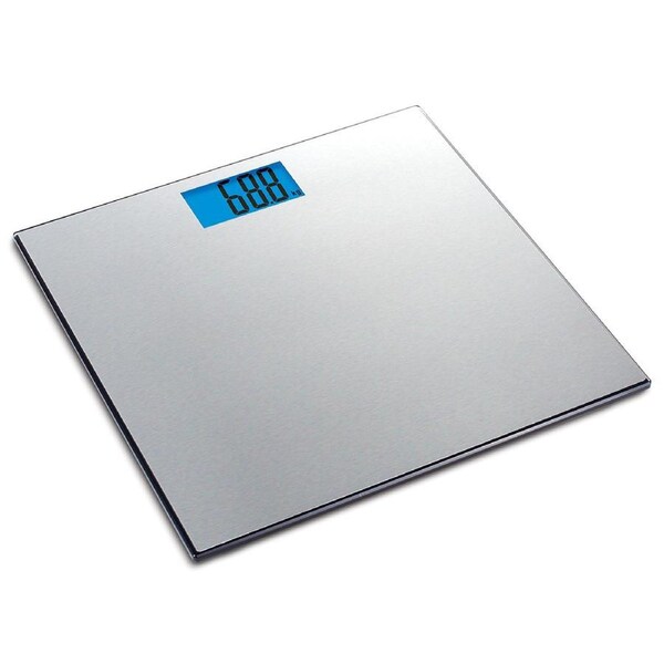 Dolphy Digital Weight Scale - 180kg Capacity, LED Display, Slim ABS & Stainless Steel Bathroom Scale with Tempered Glass, Silver Finish