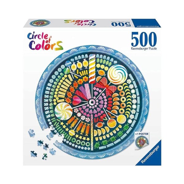 Ravensburger - Circle of Colours Candy 500 Piece Puzzle