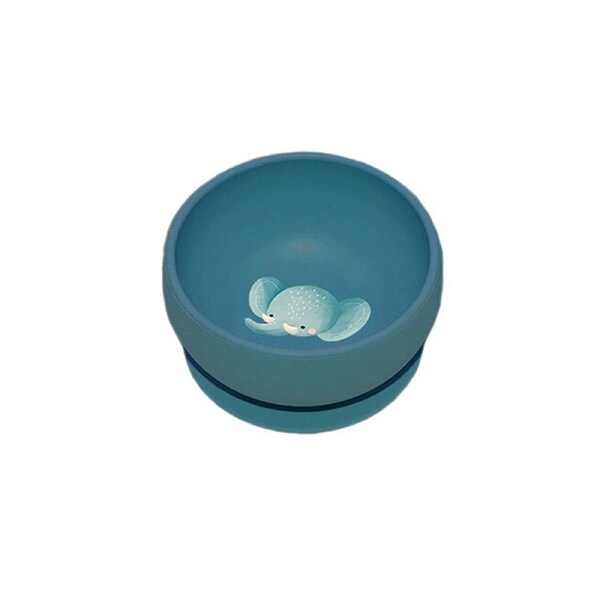 Sassi Silicone Meal Bowl Set Chompy The Lion Baby/Childrens Cutlery 6m+