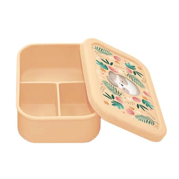 Sassi Silicone Lunch Box Gnawy The Sloth Baby/Childrens Cutlery Tableware 6m+