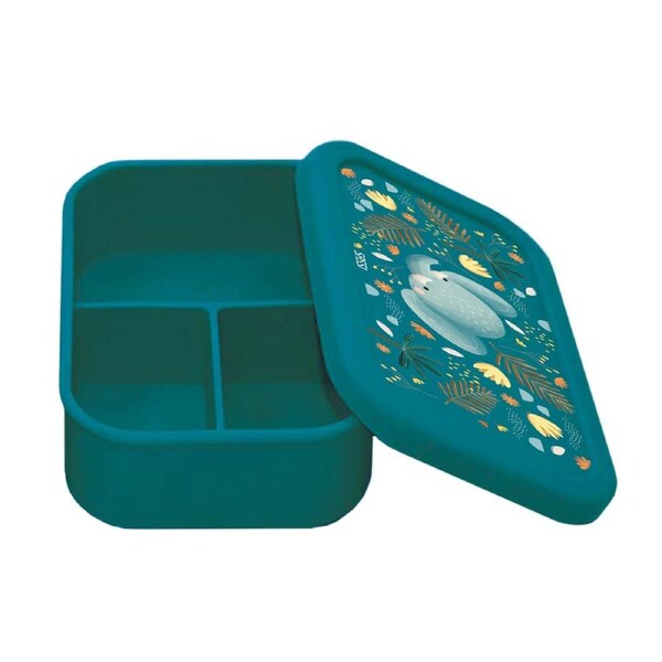 Sassi Silicone Lunch Box Chewy The Elephant Baby/Childrens Cutlery Tableware 6m+