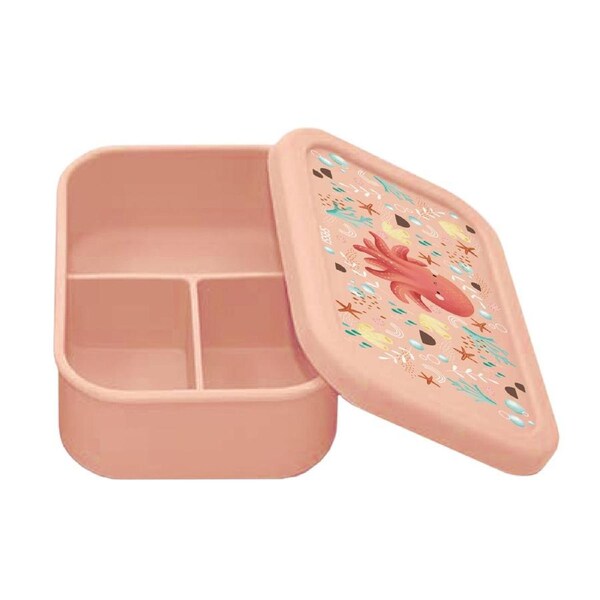 Sassi Silicone Lunch Box Slurpy The Octopus Baby/Childrens Cutlery Tableware 6m+