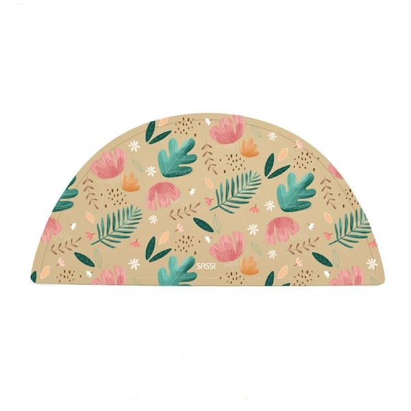 Sassi Silicone Mat Gnawy The Sloth Baby/Childrens Tableware Cutlery 6m+