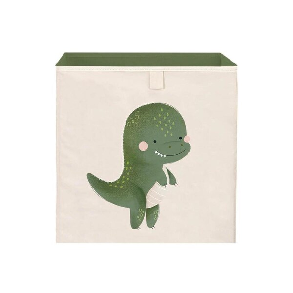 Sassi Storage Square Box Cracky the Dinosaur Kids/Childrens Bedroom Decor 3+