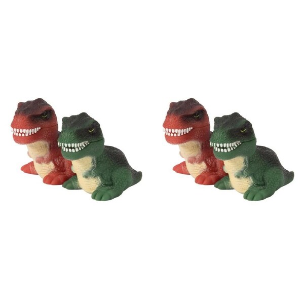 2PK Schylling Dino Bites Squeeze Roaring Kids/Children Fun Play Toy 9cm Asst 3y+