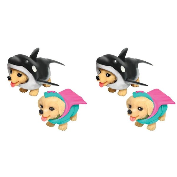 2PK Schylling Party Puppies Kid/Children Action Figure Sensory Play Toy Asst.