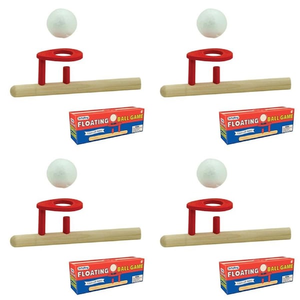 4PK Schylling Floating Ball Game Kids/Children Outdoor Play Toy w/Pipe/Balls 4y+