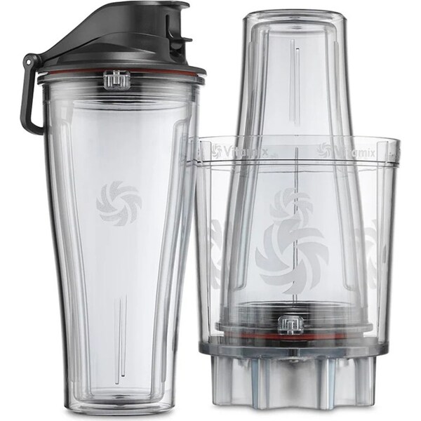 Vitamix New Explorian Series Personal Blender Cup Adapter w/ 2x 600ml Cups