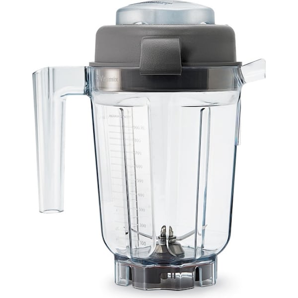 Vitamix Wet Blending Container Smoothie Mixer Cup 0.9L/33cm w/ Lid Black/Clear
