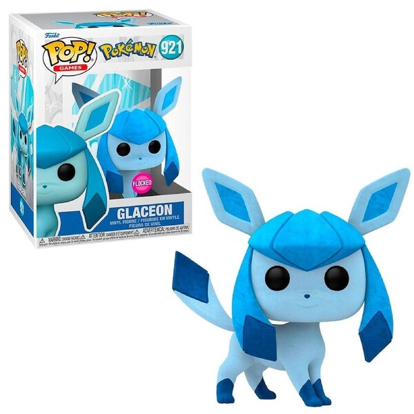 Pokemon Glaceon Flocked Funko POP! Vinyl