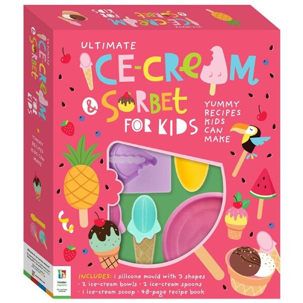 WonderFull Ultimate Ice Cream and Sorbet Kids Recipe Making Book Kit 6Y+