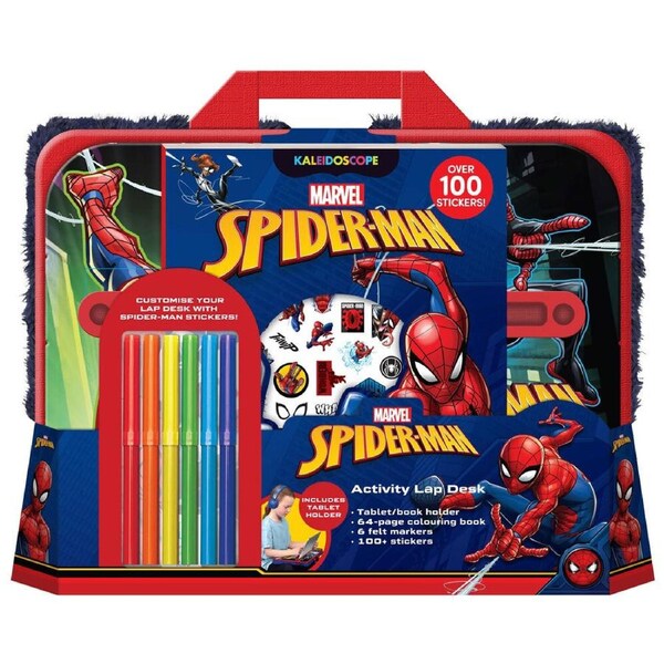 Kaleidoscope Spider-Man Kids/Childrens Activity Lap Desk Art Crafting Kit 3Y+