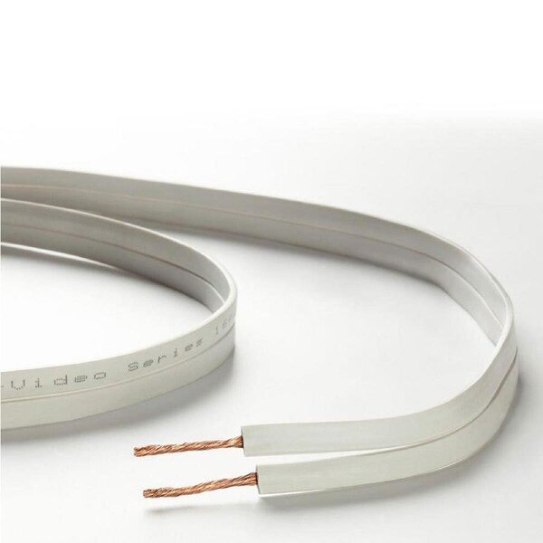 TAGA Harmony 16AWG CCA Flat Speaker Audio Cable Roll Accessory - Grey 100m