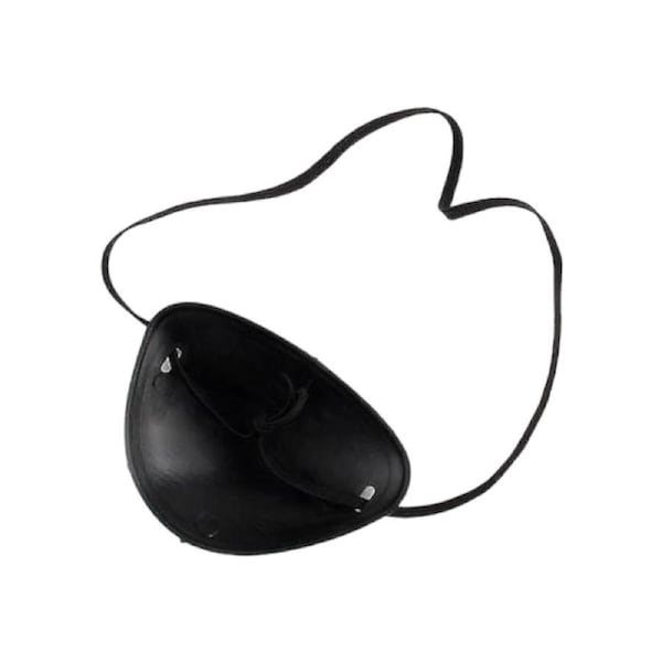 Pirate Eye Patch Halloween Costume Party Jack Sparrow Accessory Masquerade Black