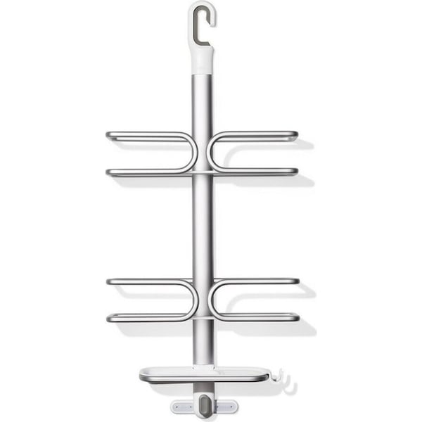 OXO Good Grips 3 Tier Aluminium Shower Caddy for Shower Doors - 48727