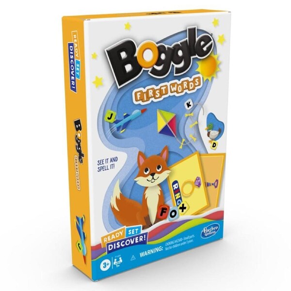 Hasbro Boggle First Words Card Game