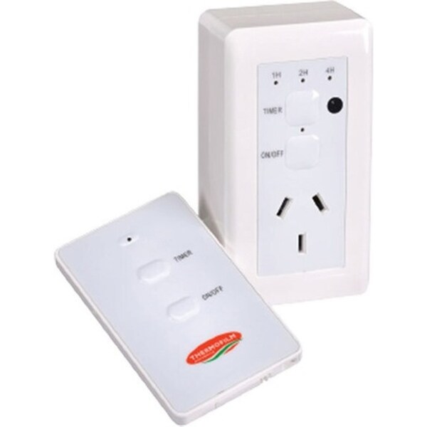 Heatstrip Controller DIY Wall Plug-In Timer for All 2400W/10A Heaters w/Remote