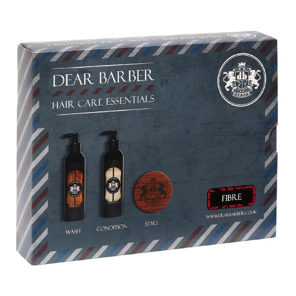 Dear Barber Hair Care Essentials Gift Set - Fibre