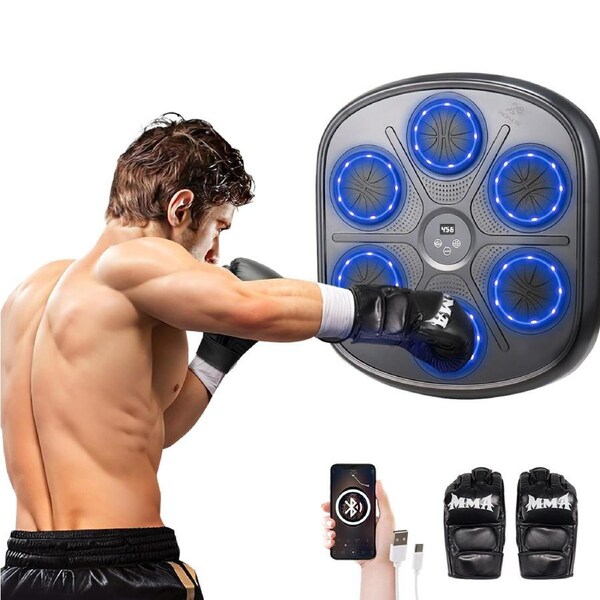 ProPulse Smart Punching Boxing Electronic Music Machine 9 Speeds with Box Gloves