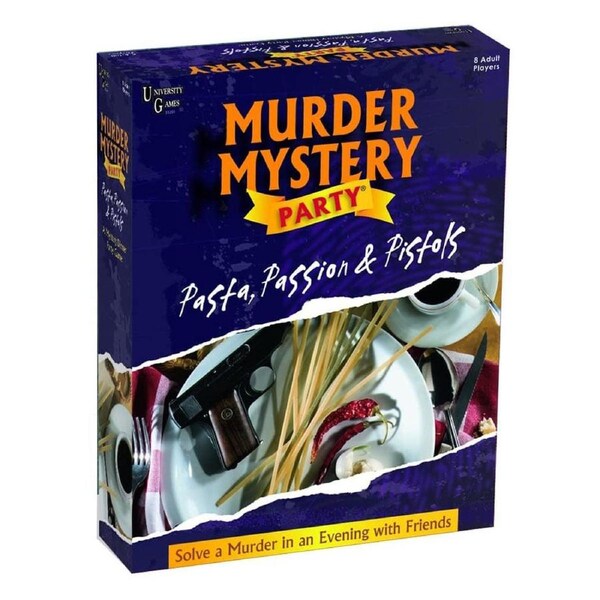 Murder Mystery Party - Pasta, Passion and Pistols Party Game