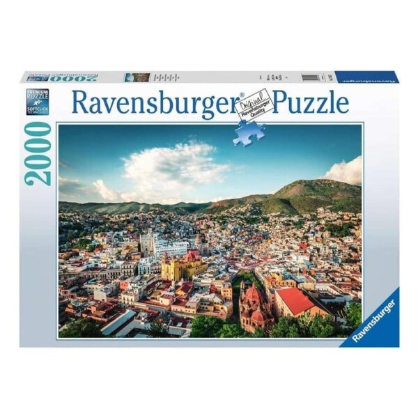 Ravensburger Colonial City in Guanajuanto Mexico 2000 Piece Jigsaw Puzzle