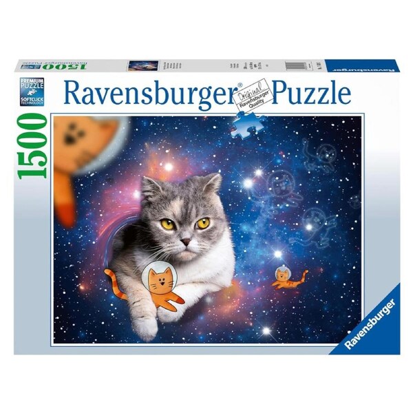 Ravensburger Cats in Outer Space 1500 Piece Jigsaw Puzzle