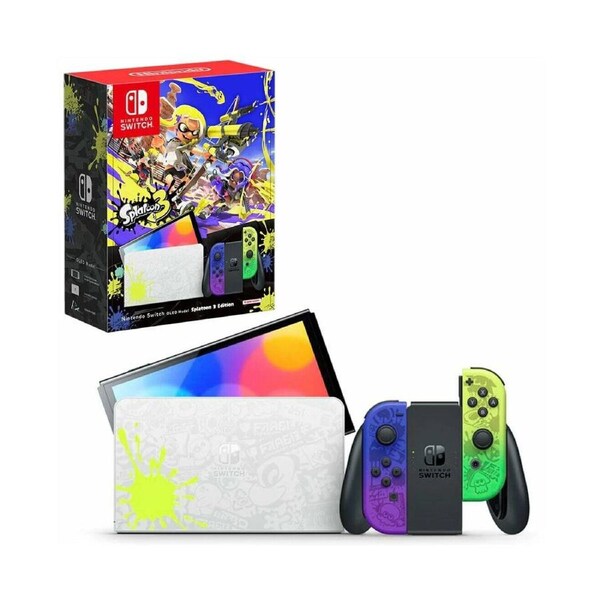 Nintendo Switch Console OLED Model 7" Display 64Gb - Splatoon 3 Edition