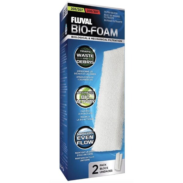 Fluval 205/305 & 206/306 & 207/307 Bio Foam (2pk) (A-222)