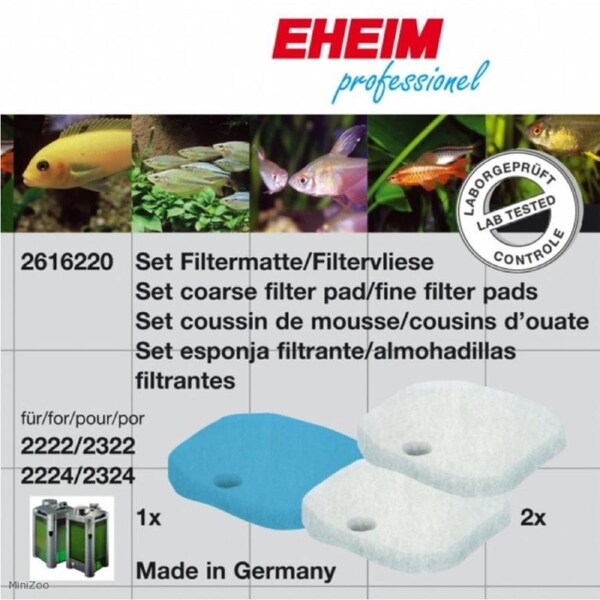 Eheim 2222/2224 Filter Pad Set (3pk) (2616220)