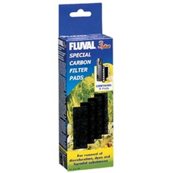 Fluval 3 Plus Carbon Pads (4pk) (A-196)
