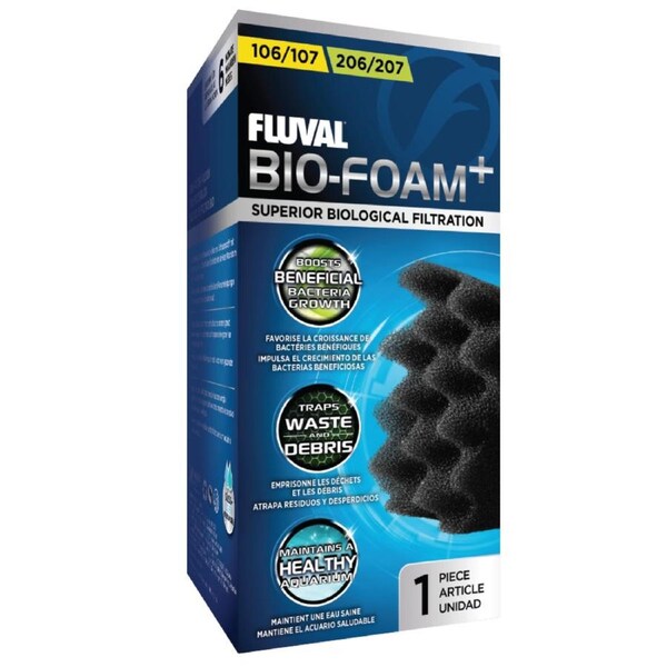 Fluval 105/205 & 106/206 & 107/207 Bio Foam + (1pk) (A-236)