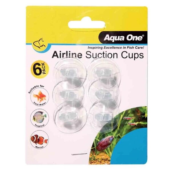 Aqua One Airline Suction Cups (6pk) (19104)