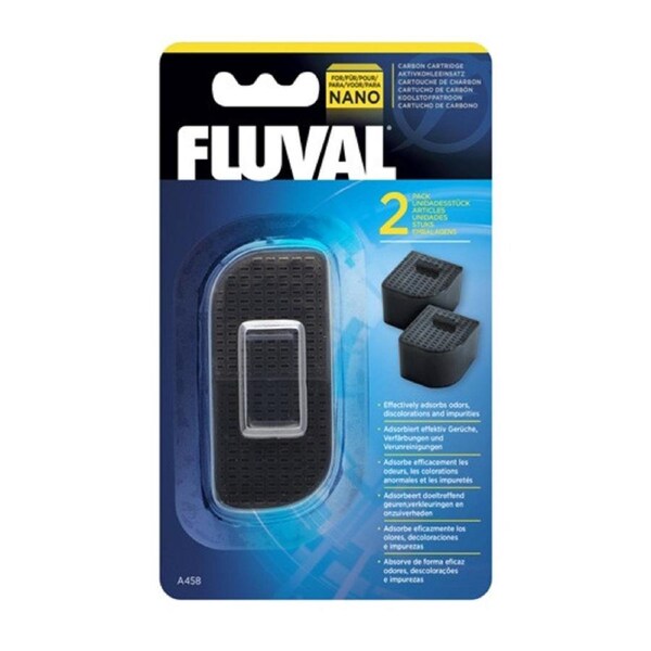 Fluval Nano Filter Carbon Cartridge (2pk) (A-458)