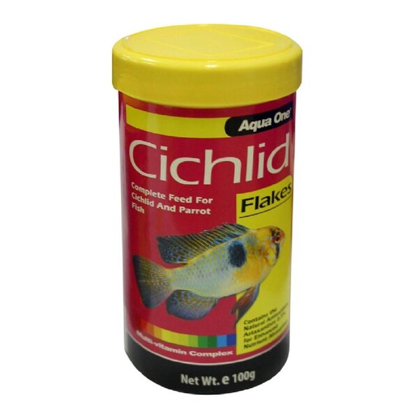 Aqua One Cichlid Flakes 100g (10597)