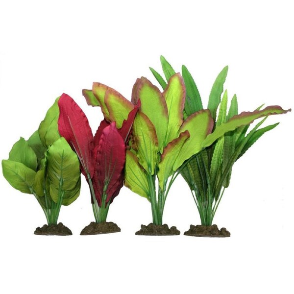 Aqua One Value Silk Plant Mix 2 - 4pk (24242)
