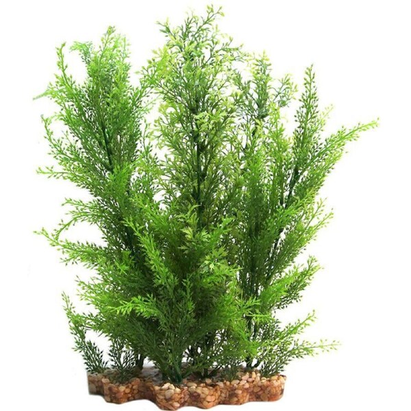 Aqua One Wisteria W/Gravel Base Plastic Plant - X Large (28230)