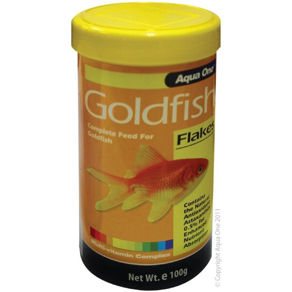 Aqua One Goldfish Flakes 100g (11553)