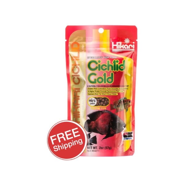 Hikari Cichlid Gold Mini Pellet 57gm (KH04211)