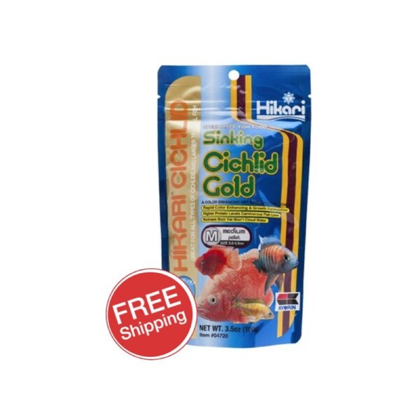 Hikari Sinking Cichlid Gold Medium 100gm (KH04720)
