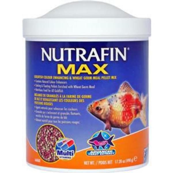 Nutrafin Goldfish Colour Enhancing/Wheatgerm Pellets 490gm (A6868)
