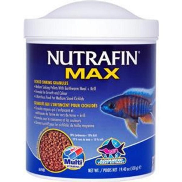 Nutrafin Cichlid Sinking Granules 550gm (A6948)