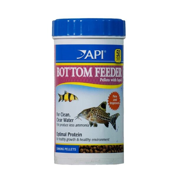 API Bottom Feeder Pellets with Squid 224gm (841C)