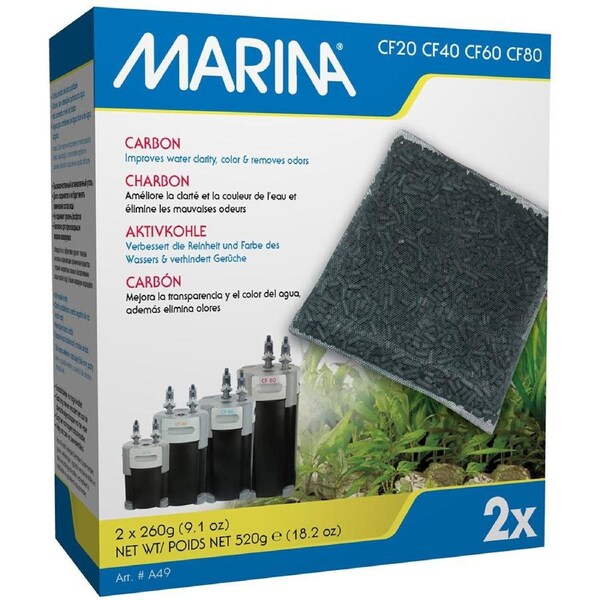 Marina CF20/40/60/80 Filter Carbon Pack (2pk) (A49)