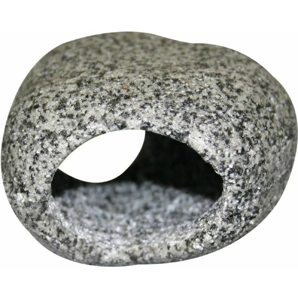 Aqua One Round Granite Cave Ornament - Small (37062)