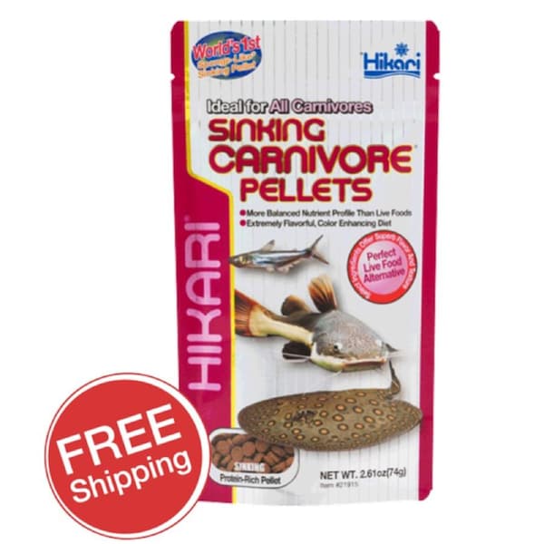 Hikari Carnivore Sinking Pellets 74gm (KH21915)