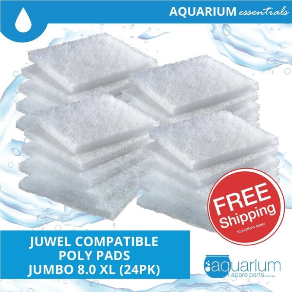 JUWEL Compatible Poly Pads - Jumbo 8.0 - X-Large (12pk)