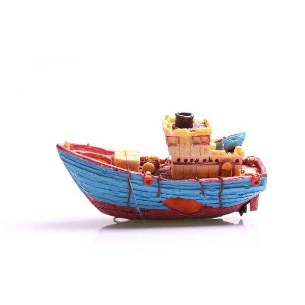 Aqua One Magnetic Glass Tug Boat Ornament (36874)