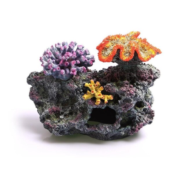 Aqua One 3 Corals on Live Rock Ornament - Large (36877)