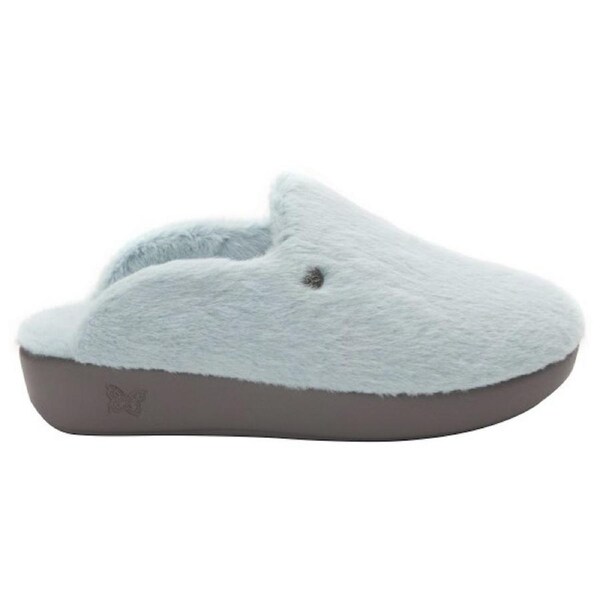 Alegria Womens Leisurelee 2 Open Back Comfortable Slippers - Aqua EUR 41