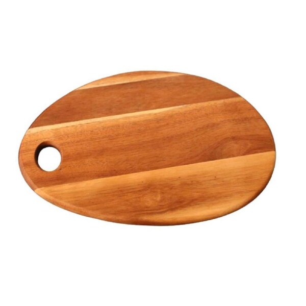 Kuvings Acacia Wood Kitchen Oval Serving & Pizza Charcuterie Board - Small